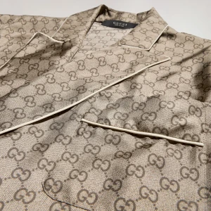 Printed Silk Twill Shirt