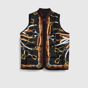 Reversible Padded Silk Twill Vest