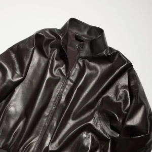 Soft Nappa Leather Bomber Jacket