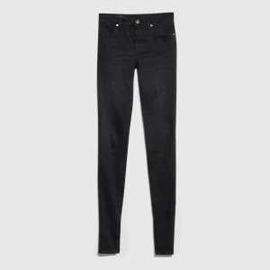 Washed Cotton Denim Skinny Pants