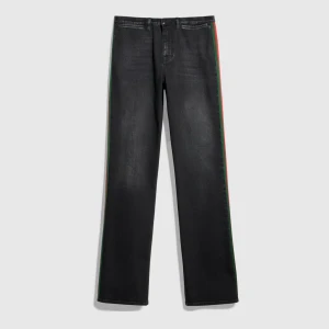 Stretch Cotton Denim With Web