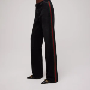 Stretch Cotton Denim With Web