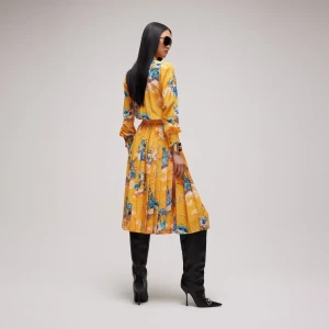 Printed Silk Chemisier Dress