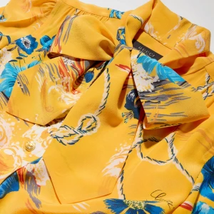 Printed Silk Chemisier Dress