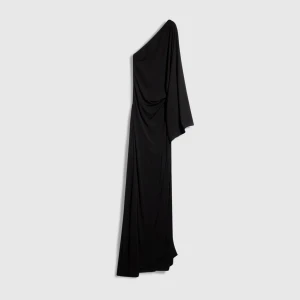 Viscose Jersey Asymmetrical Long Dress