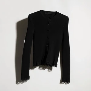 Fine Matte Viscose Rib Cardigan