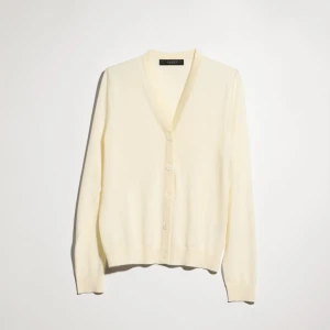 Fine Wool Cardigan With Embroidery
