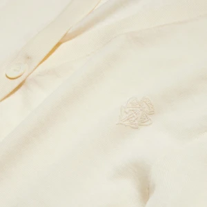 Fine Wool Cardigan With Embroidery