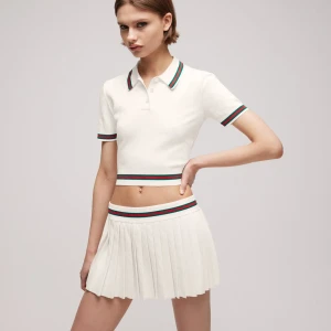 Gg Cotton Viscose Jacquard Mini Skirt