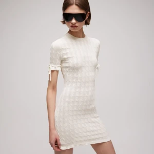 Braided Cotton Blend Dress
