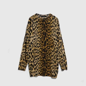 Printed Knit Cashmere Dress