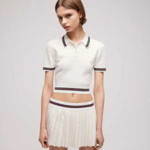 Gg Extra Fine Cotton Jacquard Polo Shirt