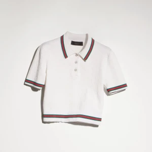 Gg Extra Fine Cotton Jacquard Polo Shirt