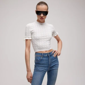 Braided Cotton Blend Top