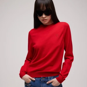 Fine Wool Sweater With Embroidery