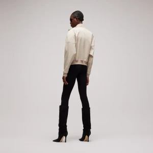 Silk Poplin Zip Jacket