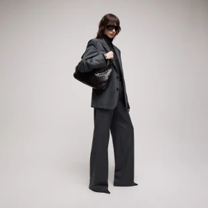 Pinstripe Wool Pants