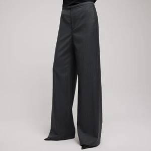 Pinstripe Wool Pants