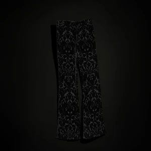 Floral Devoré Velour Pants