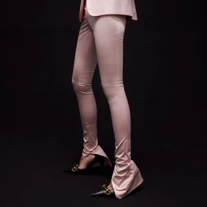 Stretch Silk Faille Leggings