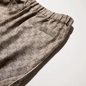 Printed Silk Twill Shorts