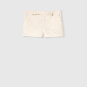 Gg Cotton Gabardine Shorts