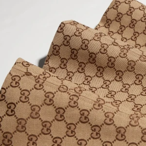 Gg Cotton Canvas Flounced Skirt