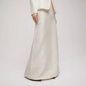 Fine Silk Faille Long Skirt