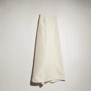 Fine Silk Faille Long Skirt