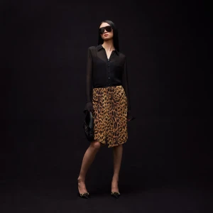 Printed Silk CrÊPe De Chine Skirt