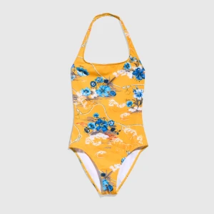 Printed Sparkling Jersey Swimsuit