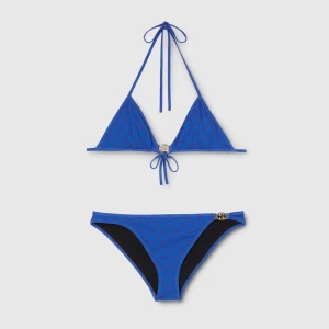 Printed Stretch Jersey Bikini