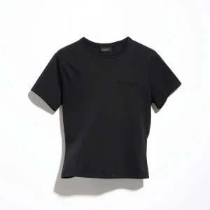 Cotton Jersey T-Shirt With Embroidery