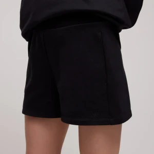 Cotton Silk Jersey Shorts With Embroidery