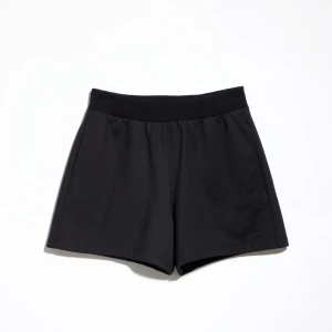 Cotton Silk Jersey Shorts With Embroidery