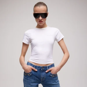 Cotton Jersey T-Shirt With Embroidery