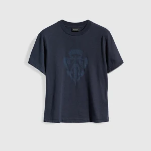Cotton Jersey T-Shirt With Print