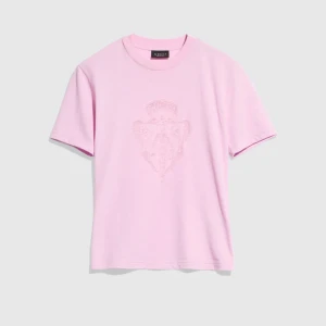Cotton Jersey T-Shirt With Print