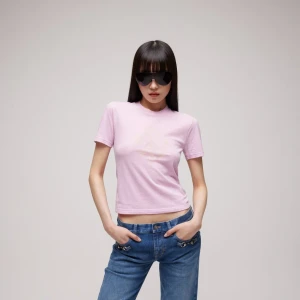 Cotton Jersey T-Shirt With Print