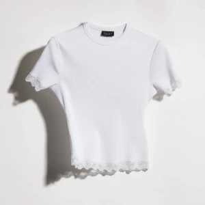 Matte Viscose Rib Stitch T-Shirt