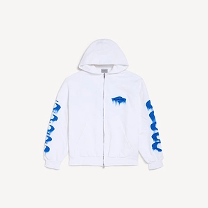 Wet Brush Regular Fit Zip-Up Hoodie