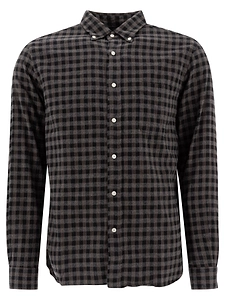 Bd Gingham Check Shaggy Shirt