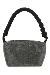 Kara Black Rhinestones Handbag