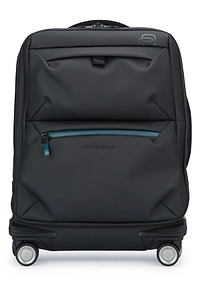Piquadro Slim Cabin Luggage 4 Wheels Recycled Fabric