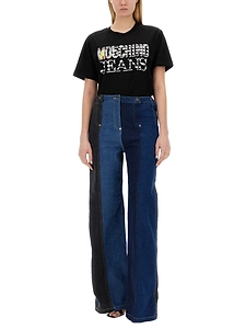 Moschino Jeans T Shirt With Logo