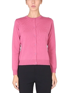 Boutique Moschino Wool Jersey Cardigan