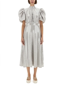 Rotate Birger Christensen Midi Dress With Sequins