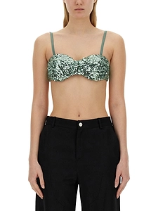 Moschino Jeans Sequined Top