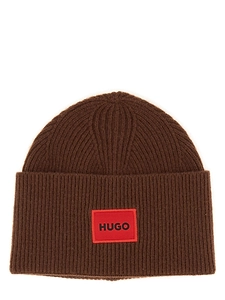 Hugo Beanie Hat With Logo
