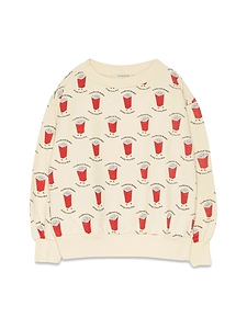 Weekend House Kids Popcorn All Over Sweatshirt